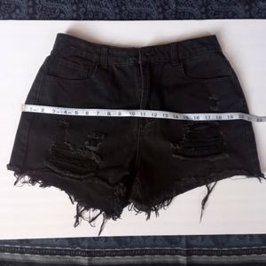 Women's denim jeans short